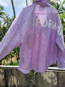 Casual Lavender Button-Up Shirt