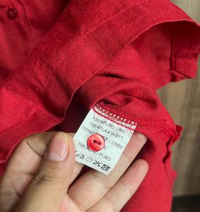 Chic Linen Button-Up Shirt