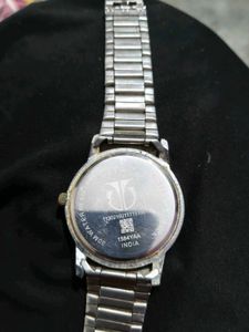 Titan Analog Watch - Silver stainless steel Band