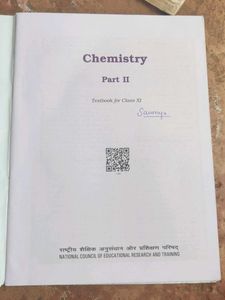 Chemistry Textbook for Class XI - Part II