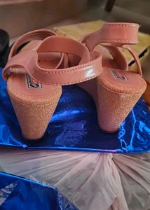 Elegant Peach Heels