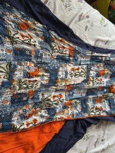 Stylish Floral Print Kurta