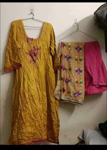 Yellow Kurta Set with Dupatta