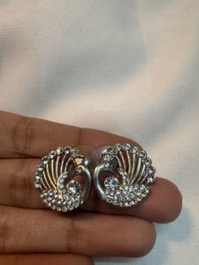 Peacock Stud Earrings