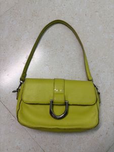 Lime Green shoulde bag ( comes with sling)