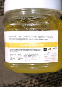 Lemon Massage Gel For Face &amp; Body