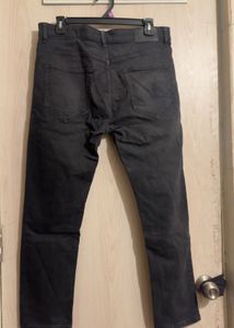 Nuon Charcoal Black Slim Fit Jeans