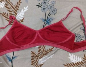 Red Daily Wear Bra
