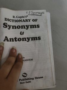 R. Gupta's Dictionary of Synonyms &amp; Antonyms