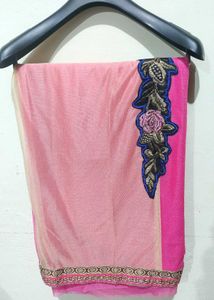 Saree With Beautiful Colours 💗
