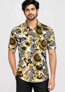 Men's Short Sleeve Printed Shirt