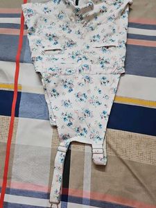 Floral Baby Overalls