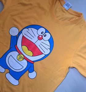 Cute Doraemon Graphic T-Shirt