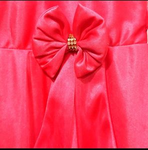 Coral Color Girls Dress