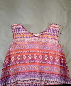 Bohemian Print Flowy Dress