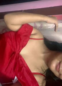 Savana elegant Red Off-Shoulder  Dress