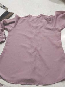 Elegant  purple top