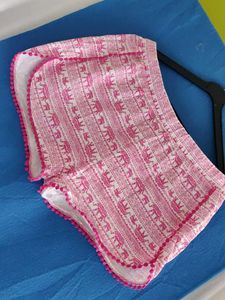 Pink Elephant Print Skirt