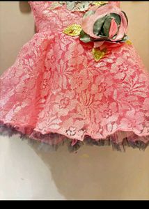 Stunning Lace Flower Dress