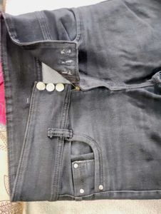 Classic Black Denim Jeans