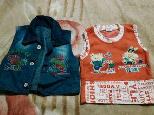 Cute Baby Boy's Tops Set