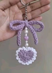🩷 Colourful Heart Keychain