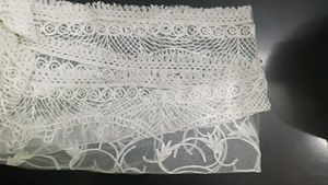 Elegant White Lace Dupatta