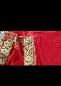 Red &amp; Gold Embellished Lehenga Choli