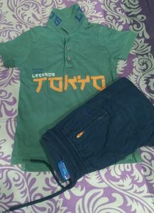Cute Green Tokyo Polo Shirt