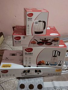 pigeon mixer, stove, 3 peice set, kettle