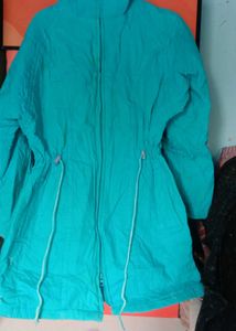 Teal Zip-Up Jacket