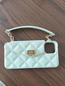 Quilted Phone Case with Chain Strap