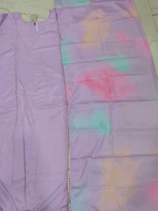 Light Purple Kurta Set with Dupatta 3pc L