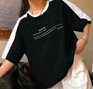 Stylish Black &amp; White Graphic T-Shirt