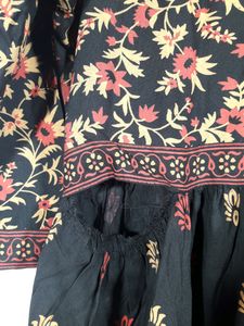 Black Printed Kurti ( Women's )