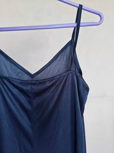 Elegant Navy Blue Maxi Dress