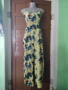 Chic Floral Print jumpsuit Set