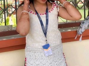 Stylish White Embroidered Kurta