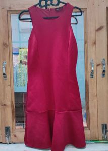 Cute Red Sleeveless Dress