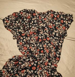 Floral Print Mini Dress