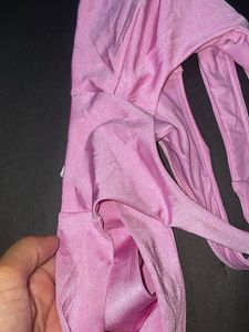 Pretty Pink Ruched Blouse Top