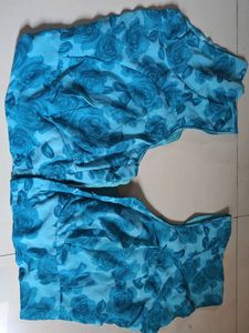 Stunning Blue Floral Blouse