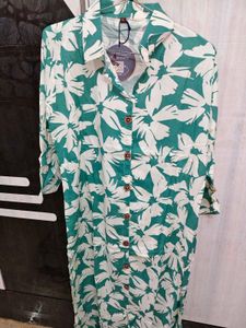 With Discount Offer Floral Shirt Dress