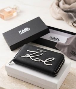Karl Lagerfeld Zip Around Wallet
