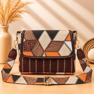 Jute Print Crossbody Bag