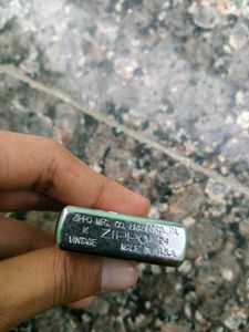 Original Zippo 2024 Vintage Silver Lighter