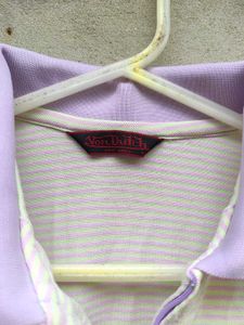 Lightweight Striped Polo Shirt