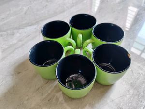 Green Cup Set Of 6