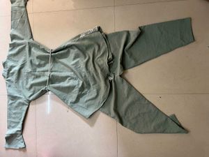 Stylish Green Kurta Set with Pants