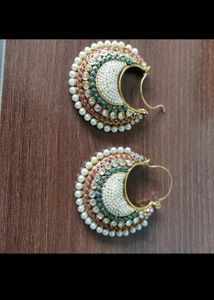 Big Chandabali Earrings New